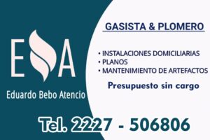 Eduardo Bebo Atencio Gasista y Plomero