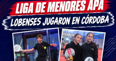 Pádel: representantes de Lobos se destacaron en una nueva fecha de la Liga de Menores APA